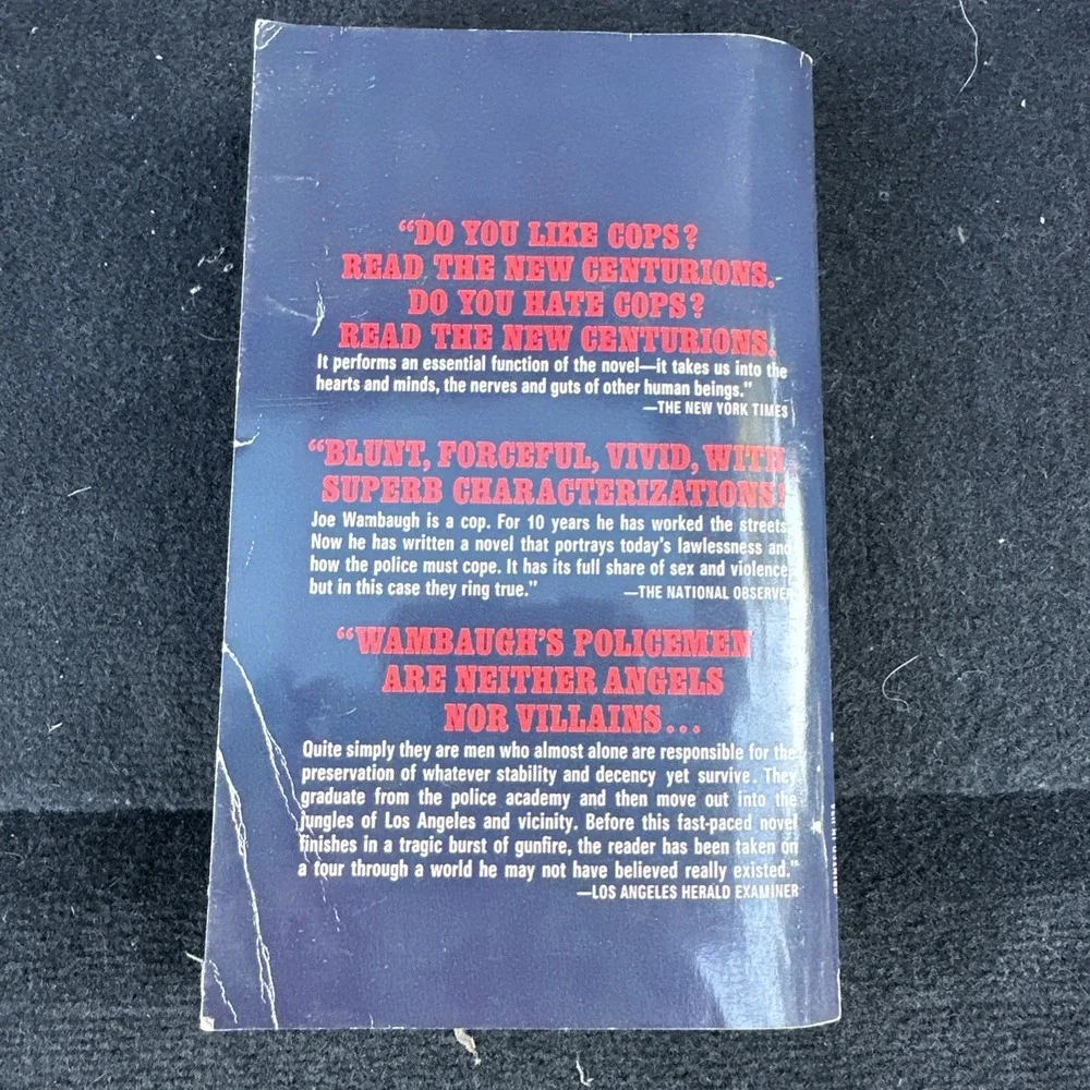 The‎ New Centurions by Joseph Wambaugh Paperback book 1972 1st Dell Printing